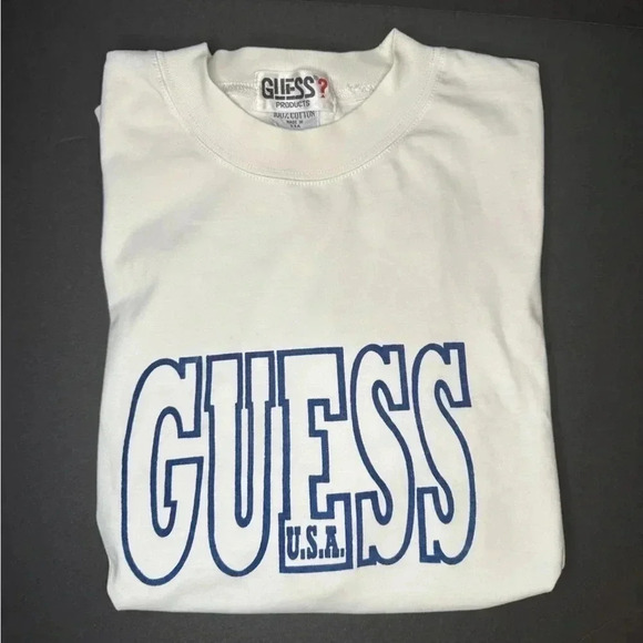 Guess USA T Shirt white (h8 - Picture 6 of 14